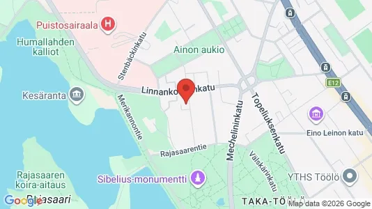 Apartments for rent i Helsinki Eteläinen - kort over placeringen