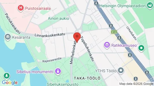 Apartments for rent i Helsinki Eteläinen - kort over placeringen
