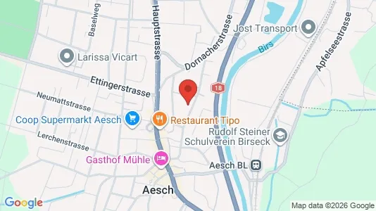 Apartments for rent i Arlesheim - kort over placeringen
