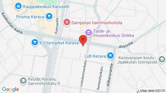 Apartments for rent i Kerava - kort over placeringen