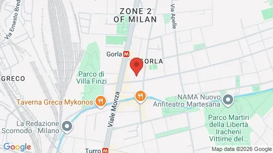 Rooms for rent i Milano Zona 2 - Stazione Centrale, Gorla, Turro, Greco, Crescenzago - kort over placeringen