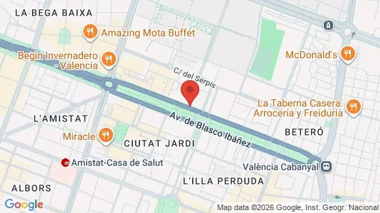 Apartments for rent i Alboraya - kort over placeringen