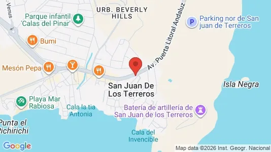 Apartments for rent i Cuevas del Almanzora - kort over placeringen
