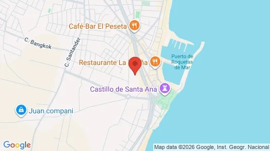Apartments for rent i Roquetas de Mar - kort over placeringen