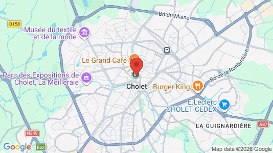 Apartments for rent in Cholet - Photo from Google Street View