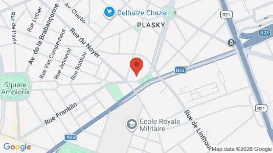Apartments for rent i Brussels Schaarbeek - kort over placeringen