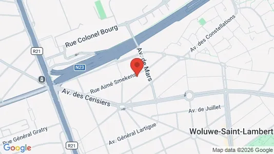 Apartments for rent i Brussels Schaarbeek - kort over placeringen