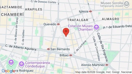 Apartments for rent in Madrid Chamberí - Photo from Google Street View