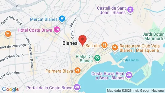 Apartments for rent in Blanes - Photo from Google Street View
