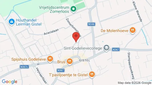 Apartments for rent i Gistel - kort over placeringen