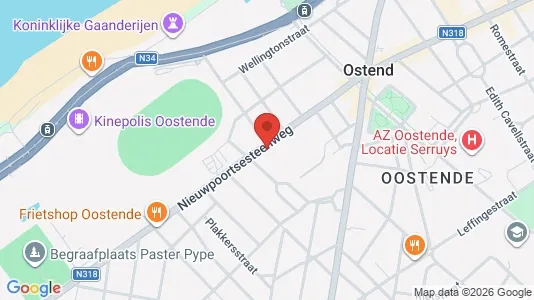 Apartments for rent in Oostende - Photo from Google Street View