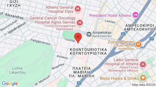 Apartments for rent in Athens Ampelokipoi - Photo from Google Street View