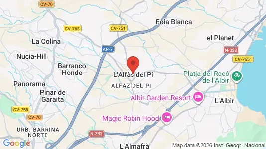 Houses for rent in L'Alfàs del Pi - Photo from Google Street View