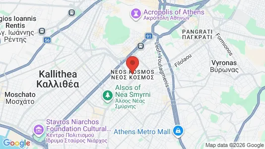 Apartments for rent in Athens Neos Kosmos - Photo from Google Street View