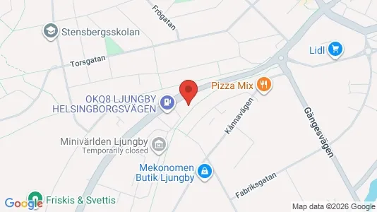 Apartments for rent i Ljungby - kort over placeringen