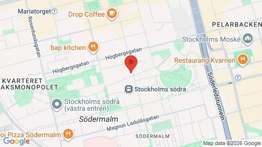 Apartments for rent i Södermalm - kort over placeringen
