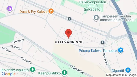 Apartments for rent i Tampere Keskinen - kort over placeringen