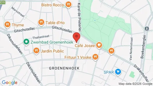 Apartments for rent i Antwerp Borgerhout - kort over placeringen