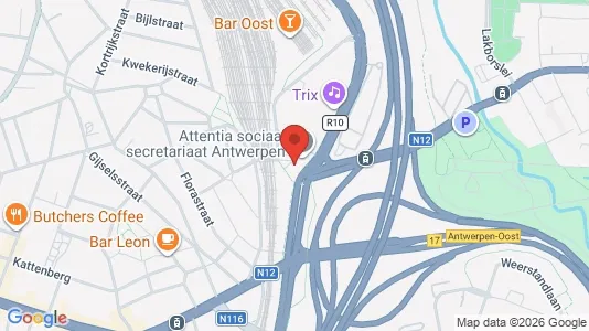 Apartments for rent i Antwerp Borgerhout - kort over placeringen