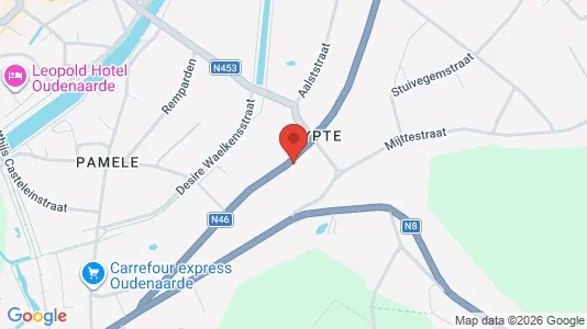 Apartments for rent i Oudenaarde - kort over placeringen