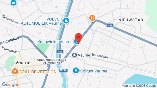 Apartments for rent in Veurne - Photo from Google Street View