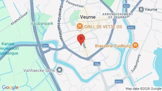 Apartments for rent in Veurne - Photo from Google Street View
