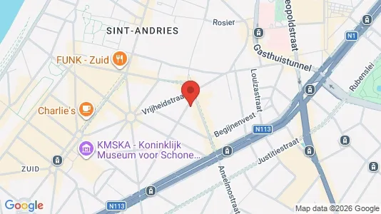 Apartments for rent i Stad Antwerp - kort over placeringen