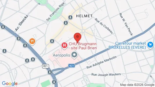 Apartments for rent i Brussels Schaarbeek - kort over placeringen