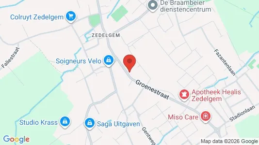 Apartments for rent in Zedelgem - Photo from Google Street View