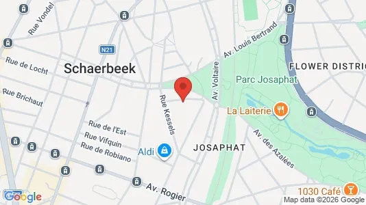 Apartments for rent i Brussels Schaarbeek - kort over placeringen