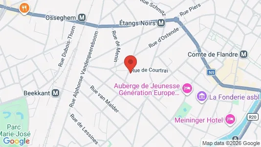 Apartments for rent i Brussels Sint-Jans-Molenbeek - kort over placeringen