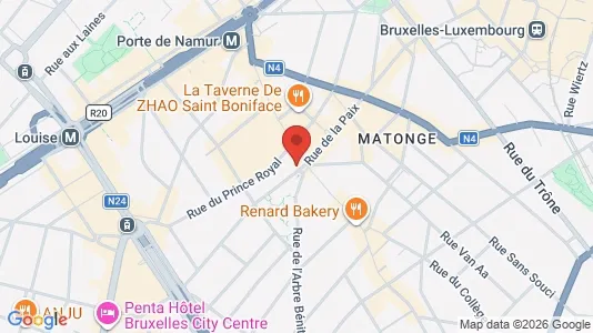 Apartments for rent in Brussels Elsene - Photo from Google Street View