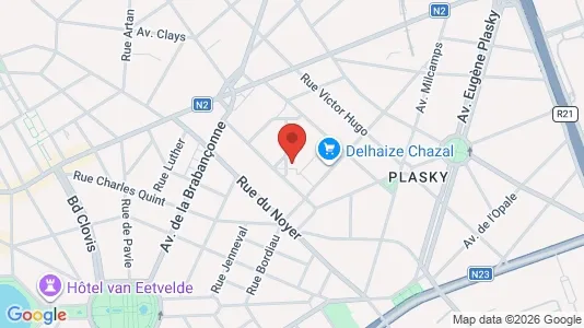 Apartments for rent i Brussels Schaarbeek - kort over placeringen