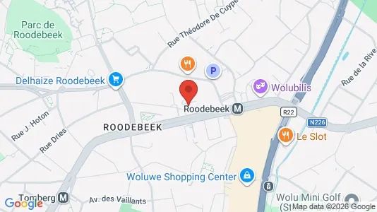Apartments for rent i Brussels Sint-Lambrechts-Woluwe - kort over placeringen