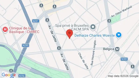 Apartments for rent i Brussels Jette - kort over placeringen