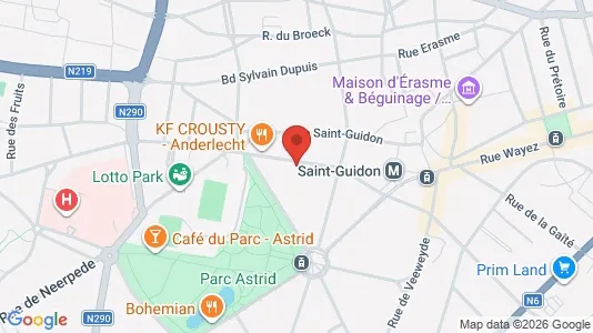Apartments for rent in Brussels Anderlecht - Photo from Google Street View