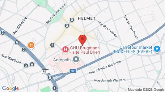 Apartments for rent i Brussels Schaarbeek - kort over placeringen