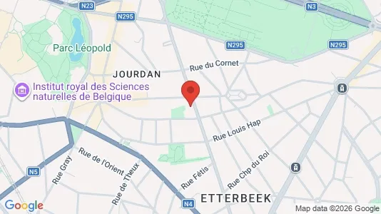 Apartments for rent i Brussels Etterbeek - kort over placeringen