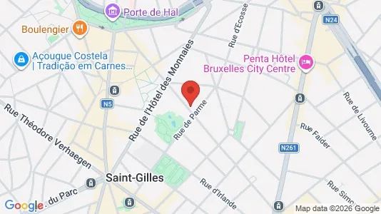 Apartments for rent in Brussels Sint-Gillis - Photo from Google Street View