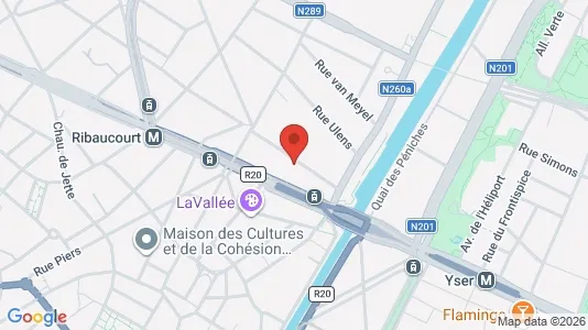Apartments for rent i Brussels Sint-Jans-Molenbeek - kort over placeringen
