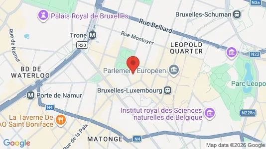 Apartments for rent i Brussels Elsene - kort over placeringen