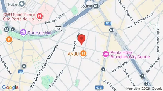 Apartments for rent in Brussels Sint-Gillis - Photo from Google Street View