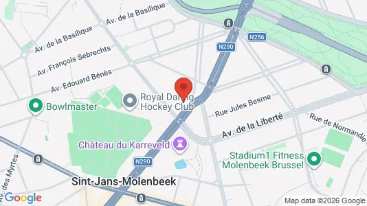 Apartments for rent i Brussels Koekelberg - kort over placeringen