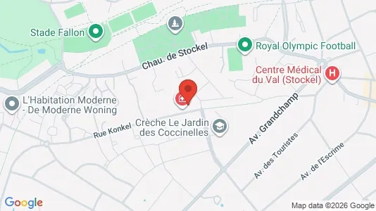 Apartments for rent i Brussels Sint-Lambrechts-Woluwe - kort over placeringen