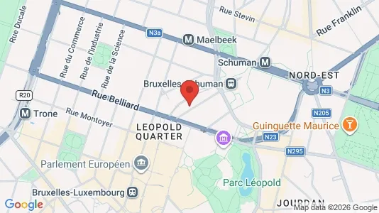 Apartments for rent i Brussels Etterbeek - kort over placeringen
