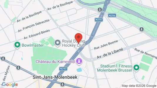 Apartments for rent i Brussels Koekelberg - kort over placeringen