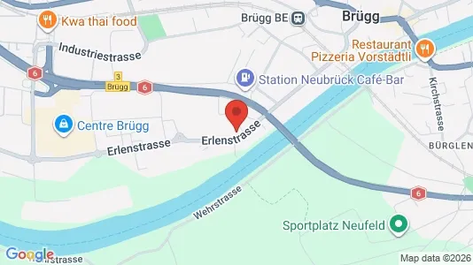 Apartments for rent i Biel - kort over placeringen