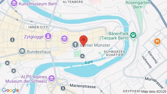Apartments for rent i Bern-Mittelland - kort over placeringen