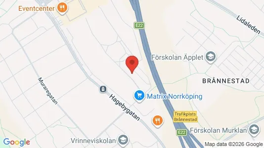 Apartments for rent i Norrköping - kort over placeringen