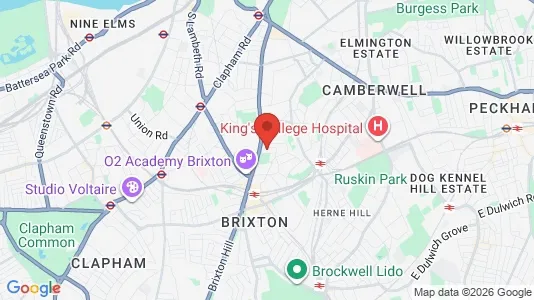 Apartments for rent i London SW9 - kort over placeringen